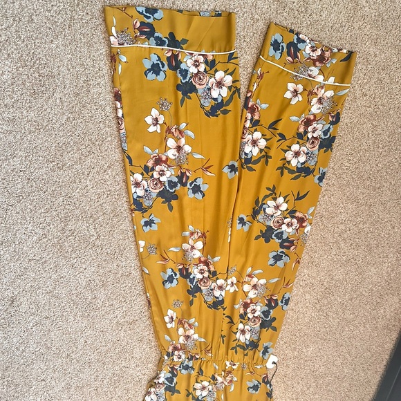 NWT Leith Yellow Mineral Long Romper Size M - Picture 5 of 10